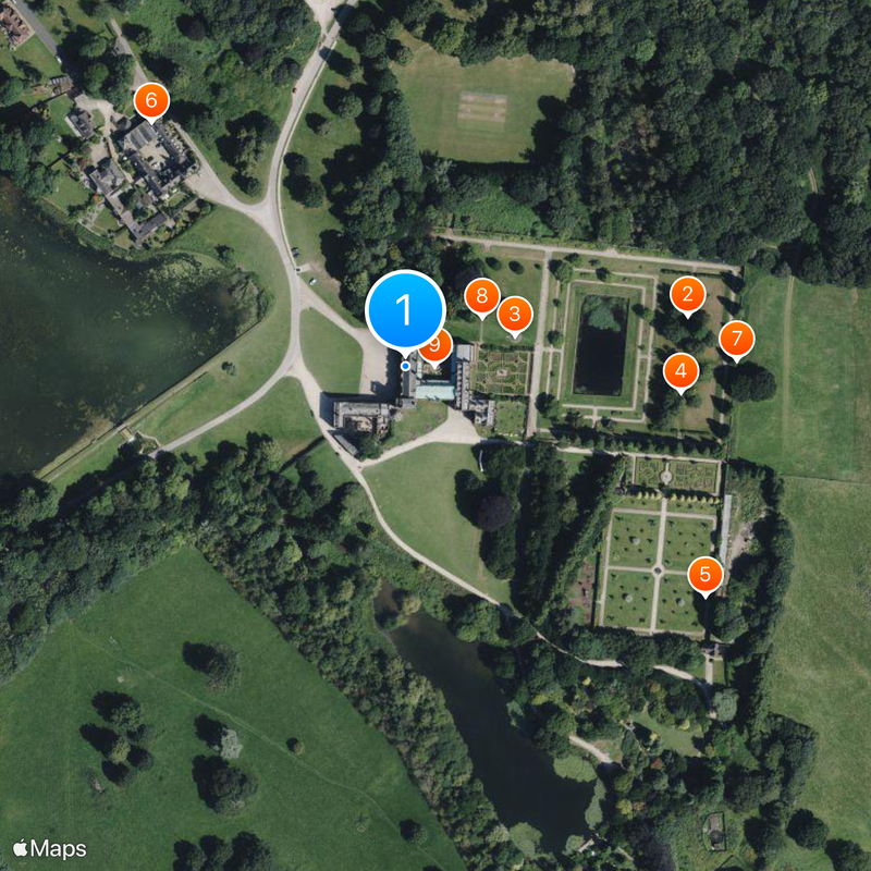 Newstead Abbey Kaart