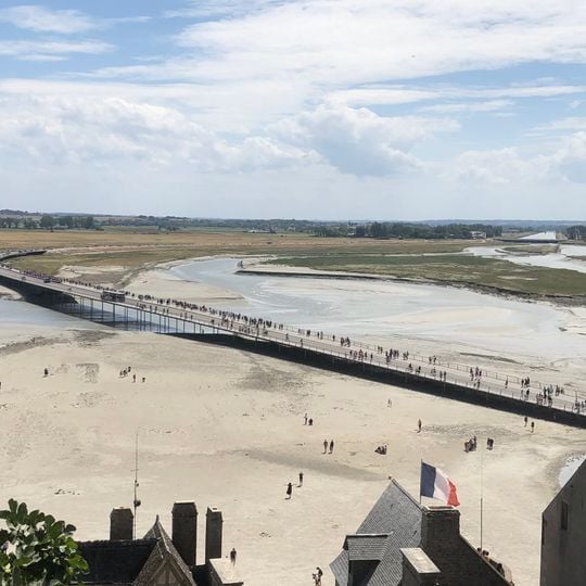 Brücke zum Mont Saint-Michel