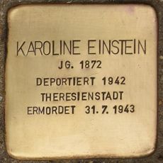 Stolperstein dedicated to Karoline Einstein
