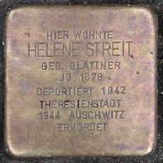 Stolperstein dedicated to Helene Streit