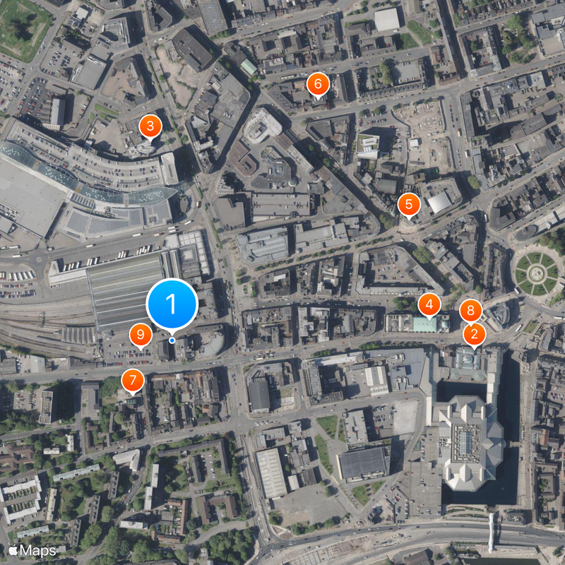 Hull Paragon Interchange Map