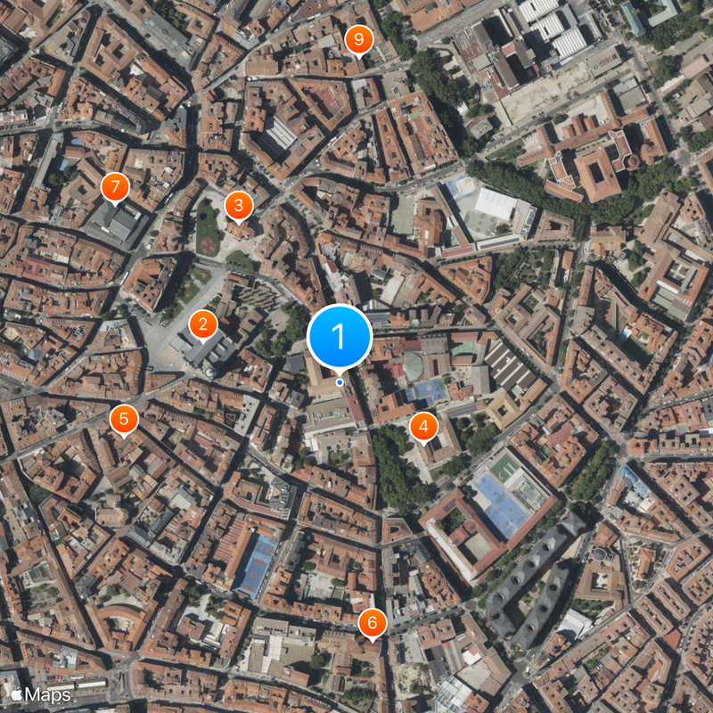 Università di Valladolid Mappa