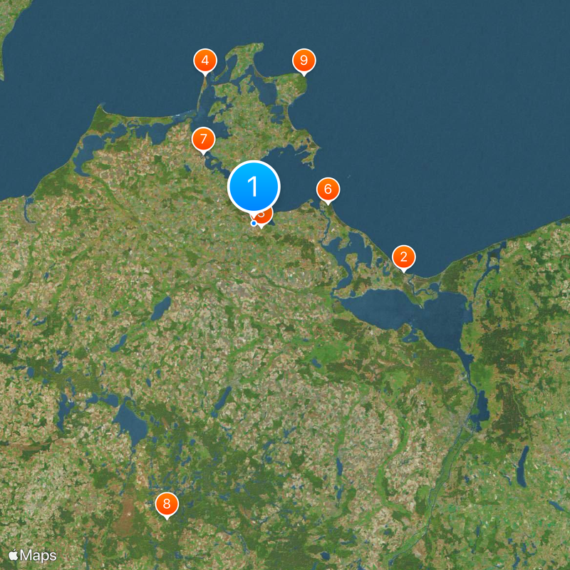 Pomerania Anteriore Mappa