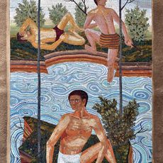 Mosaik "Badende"