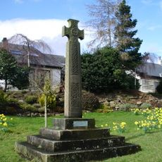 Boer War Memorial on west side of the Green