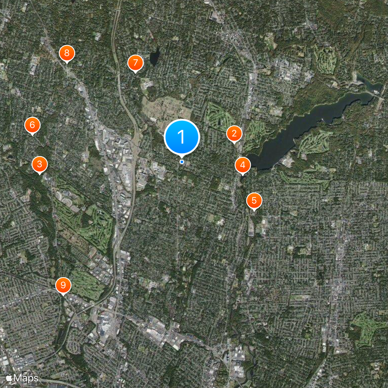 Bergen Catholic High School Map