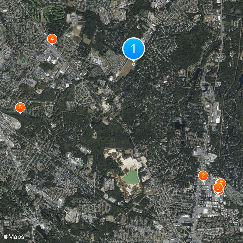 Voorhees Township Map
