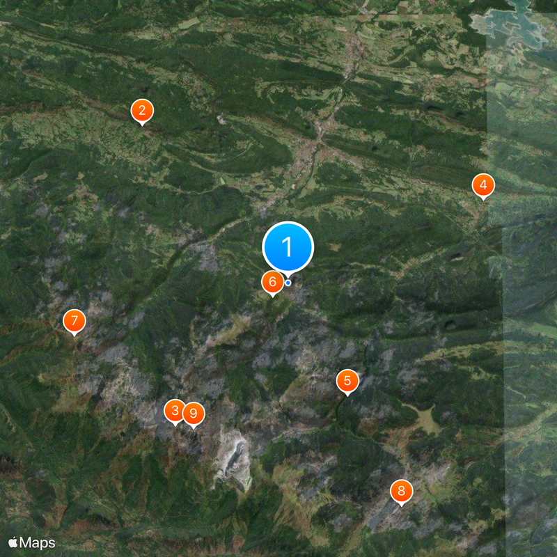 Château de Montségur Carte