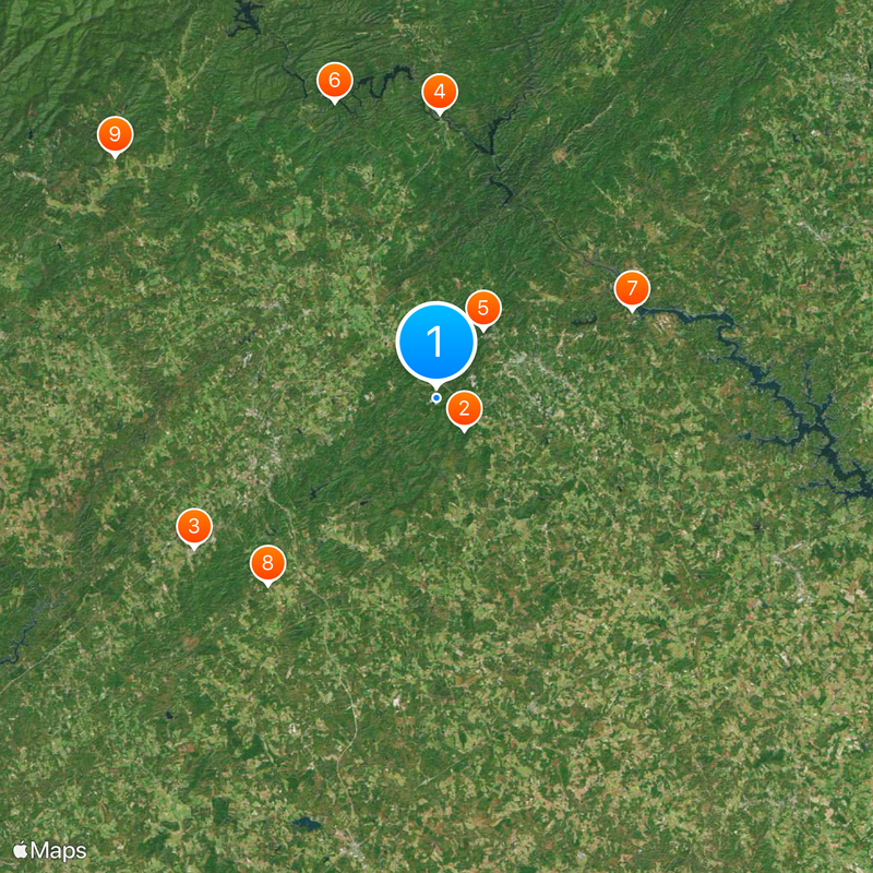 Camp Toccoa Map