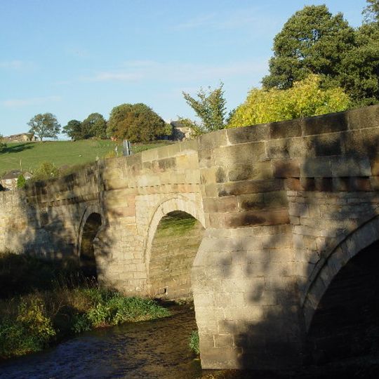 Hampsthwaite Bridge Over River Nidd
