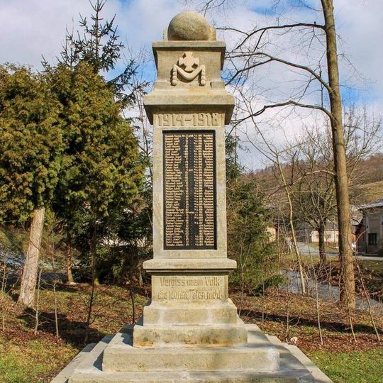 Pomník padlým v Albrechticích