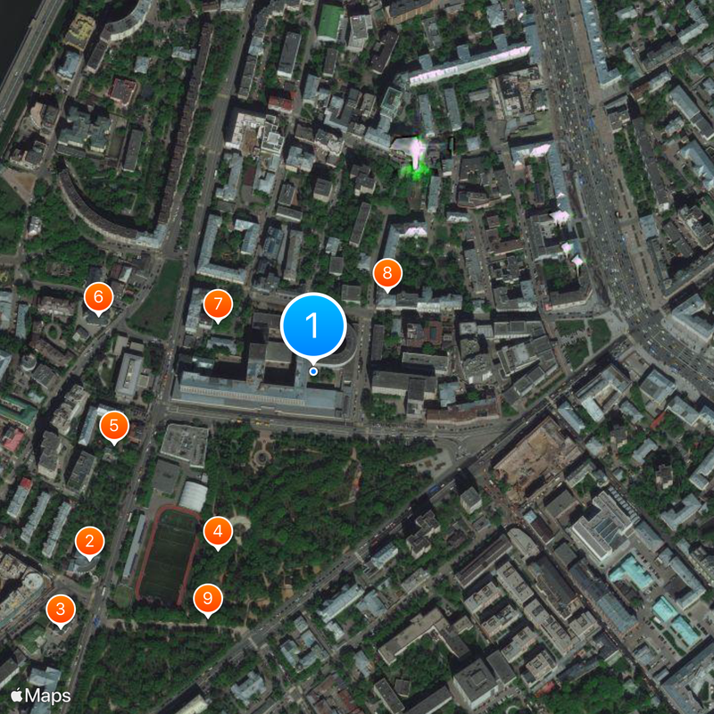 M.V. Frunze Military Academy Map