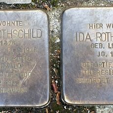 Stolperstein dedicated to Ida Rothschild