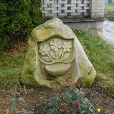 Plastika u hřbitova v Opatově