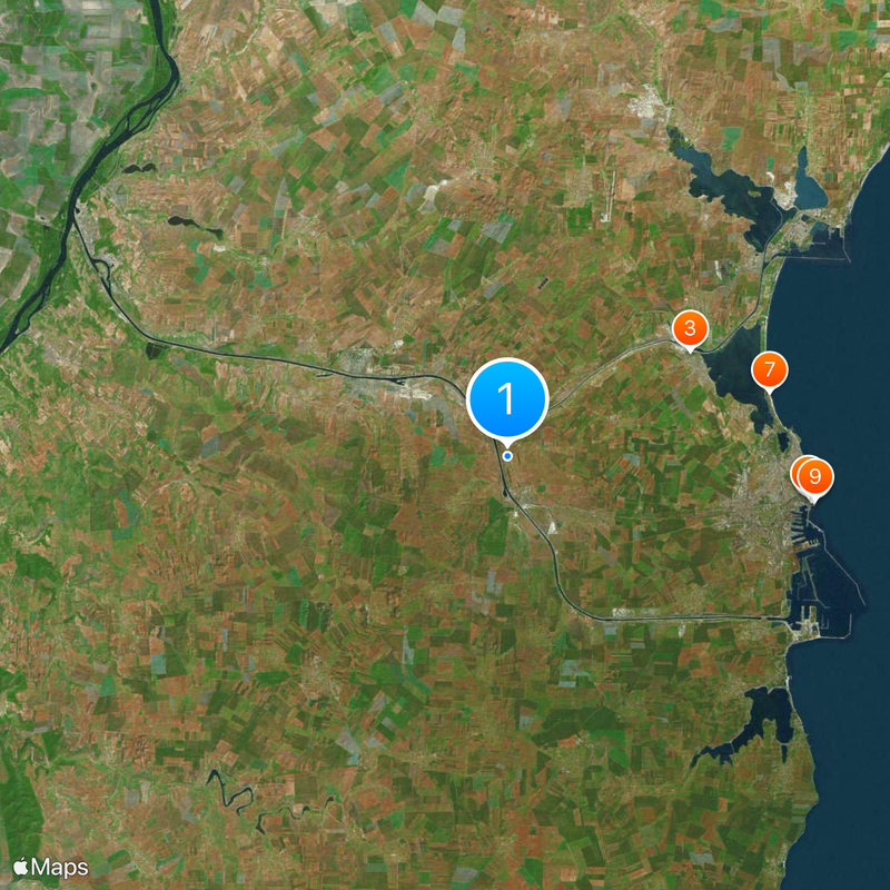 Danube – Black Sea Canal Map