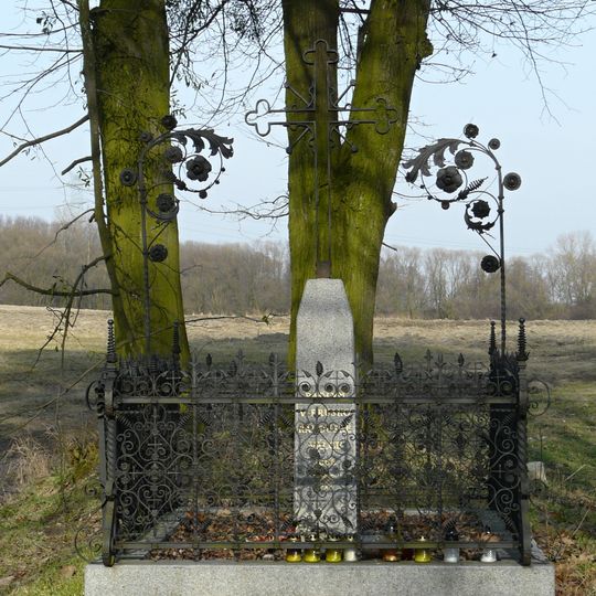 Tombstone from war in Věřňovice