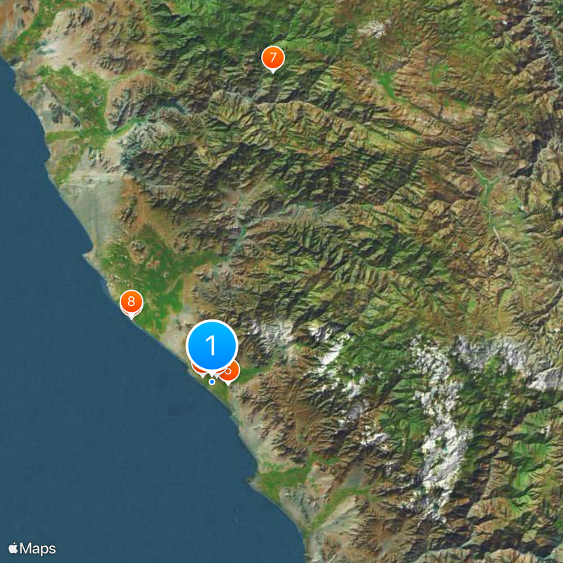 Cesar Vallejo University Map