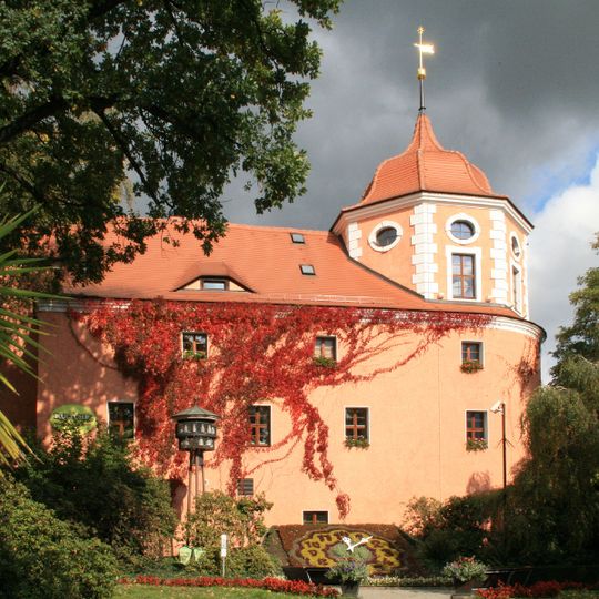 Fleischerbastei and Blumenuhr in Zittau