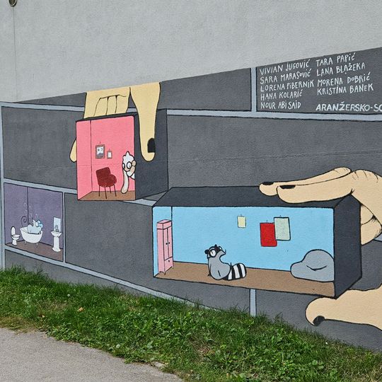 Wandmalerei, Kunstwerk