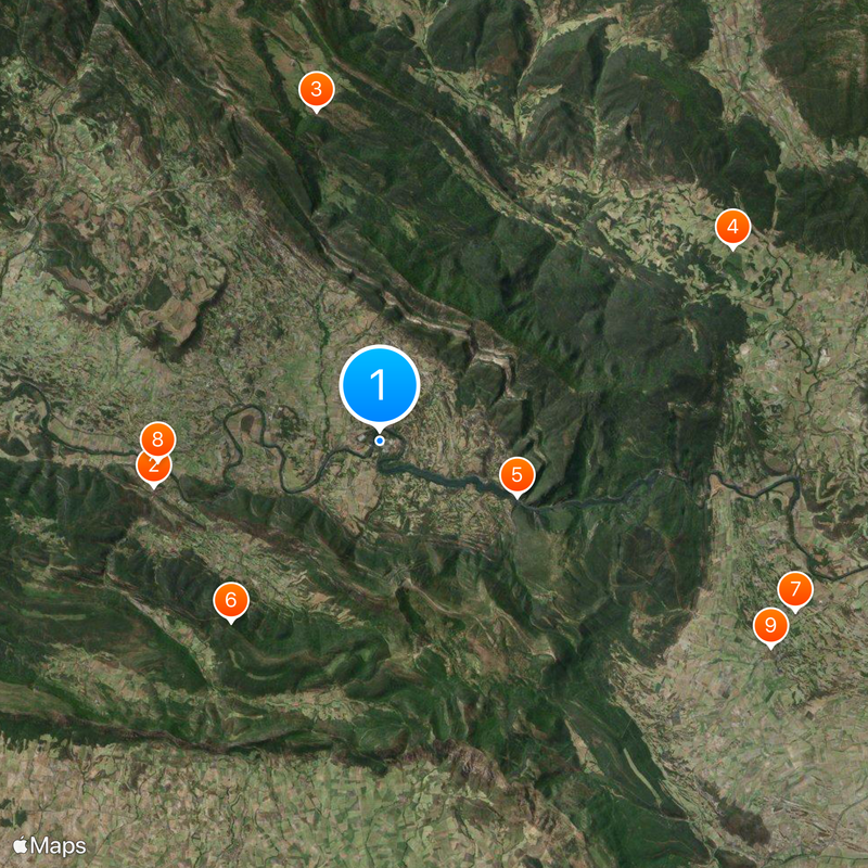 Santa María de Garoña Nuclear Power Plant Map