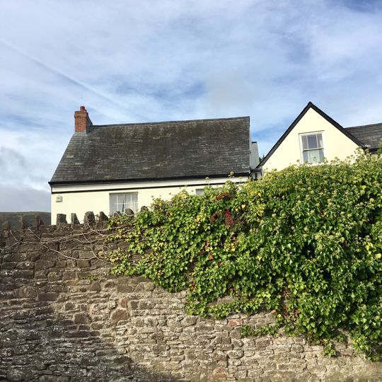 Retaining Wall between Castle Street Car-park and the Garden of Old Court