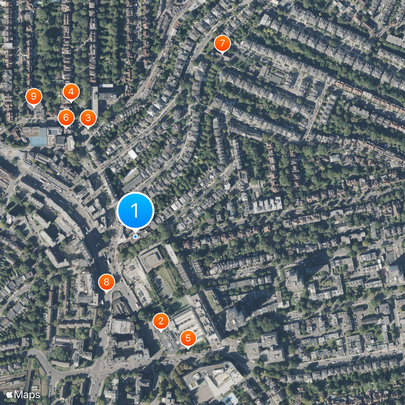 Royal Central School of Speech and Drama Map