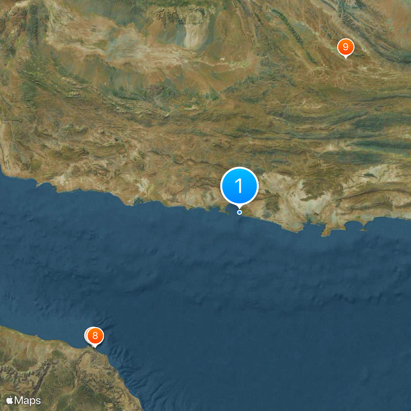 Chabahar Port Map