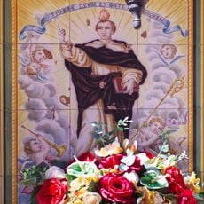 Ceramic panel of Saint Vincent Ferrer