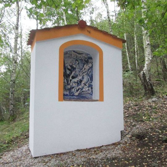 Kaplička na křížové cestě u Stříbra - 9. zastavení