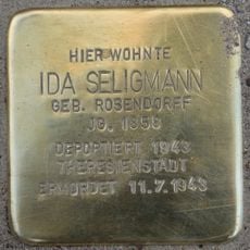 Stolperstein dedicated to Ida Seligmann