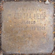Stolperstein à la mémoire de Bertha Heyn