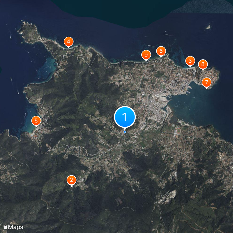 Principality of Elba Map