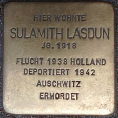Stolperstein dedicated to Sulamith Lasdun