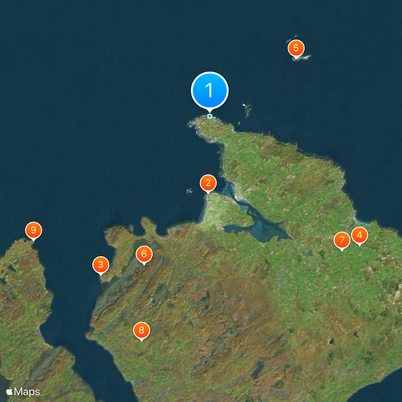Malin Head Map