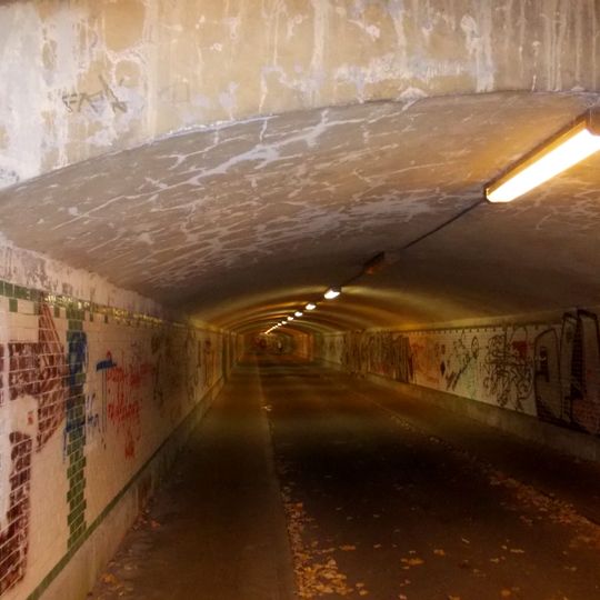 Fußgängertunnel Bahnhofstraße, Verbindung Lessingstraße/Eckartsberger Straße