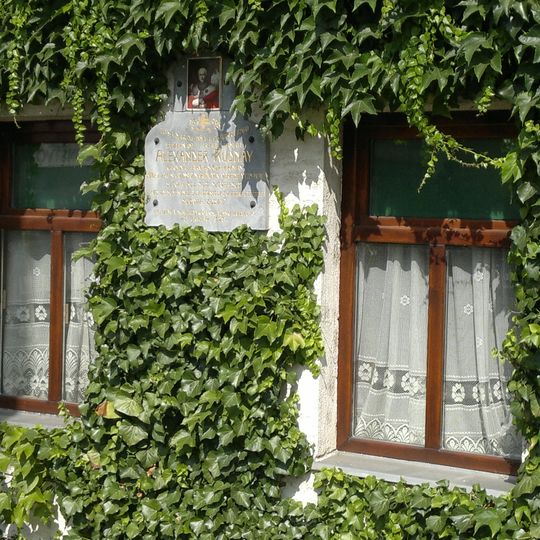 Rodný dom Alexandra Rudnaya, tabuľa pamätná