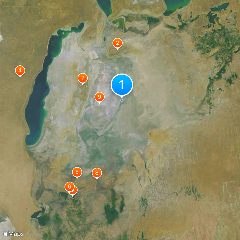 Aral Sea Map