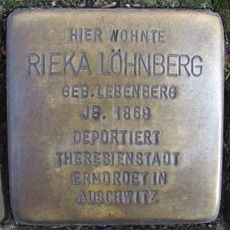 Stolperstein dedicated to Rieka Löhnberg