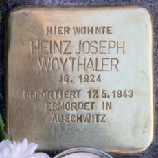 Stolperstein à la mémoire de Heinz Joseph Woythaler