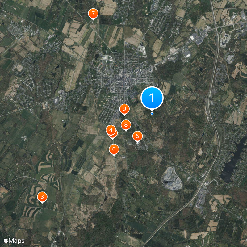 Culp's Hill Map