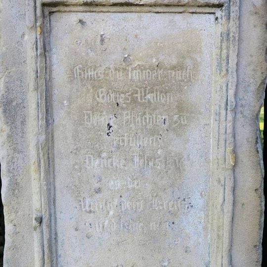 Kříž u mostu přes Ploučnici v Dolní Polici