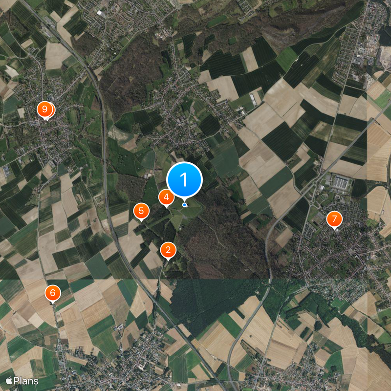 Canadian National Vimy Memorial Karte