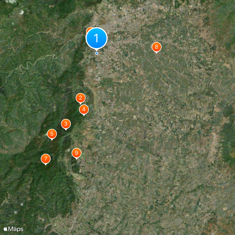 Distretto di Mae Sai Mappa