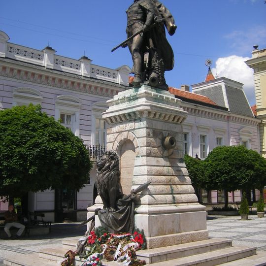 1849-veliteľ komár. pevn. , podstavec-kópia