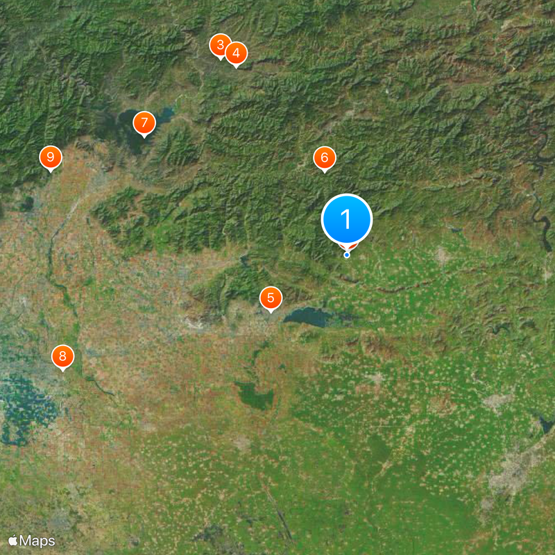 Yuling Mausoleum Map