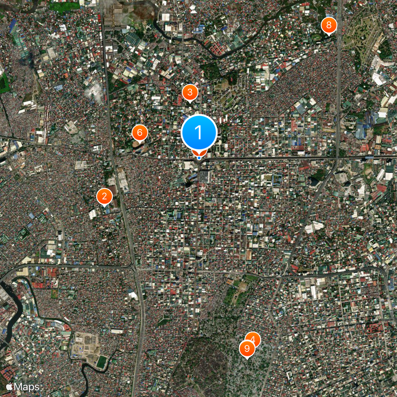 Bonifacio Monument Kaart