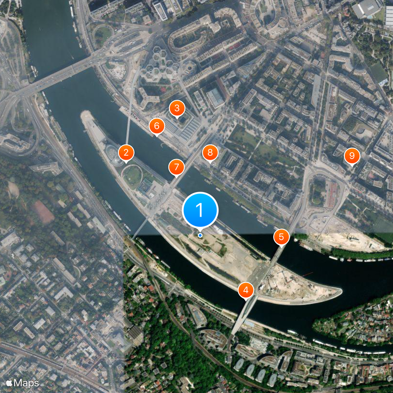Île Seguin Map