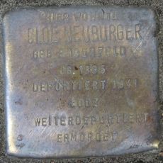 Stolperstein dedicated to Cloe Neuburger