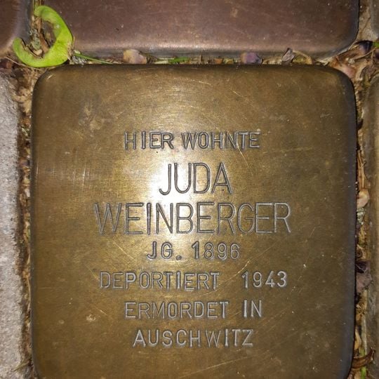 Stolperstein en memoria de Juda  Weinberger