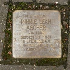 Stolperstein en memoria de Minnie Leah Ascher